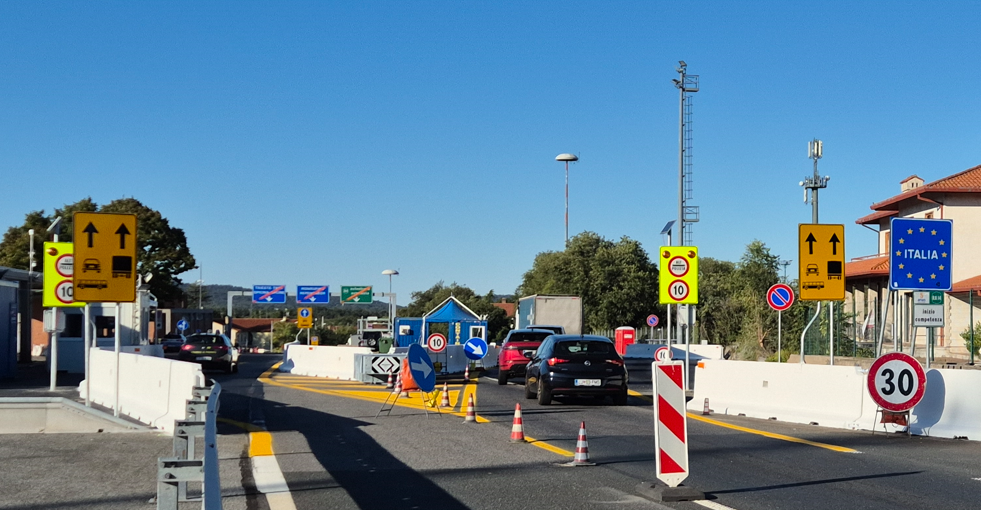 Novost na mejnem prehodu Fernetiči po 6. oktobru 2025