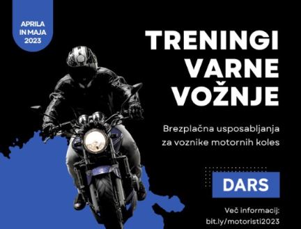 Motoristi - trening varne vožnje